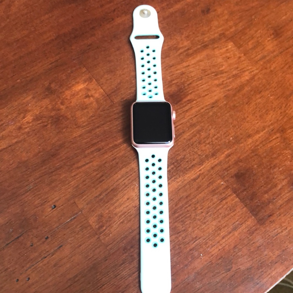 Rose gold Apple Watch series 1